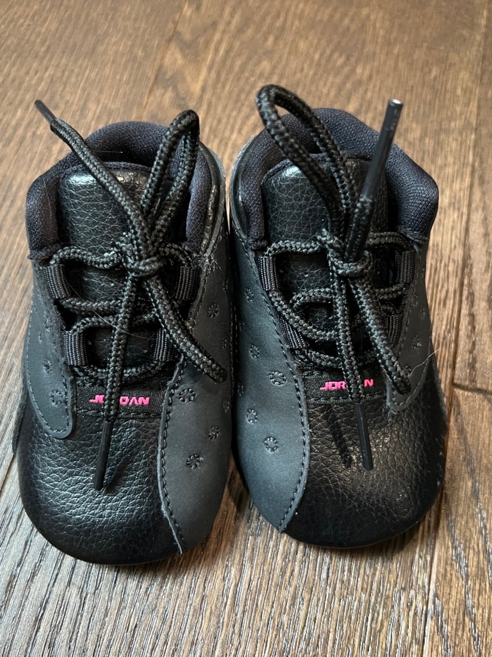 Nike Air Jordan 13 Retro Infant Shoes (Black/Pink) - Size 2C LIKE NEW